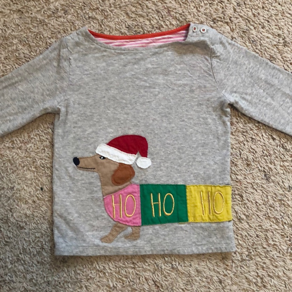 Cute toddler girl Christmas long sleeve shirt